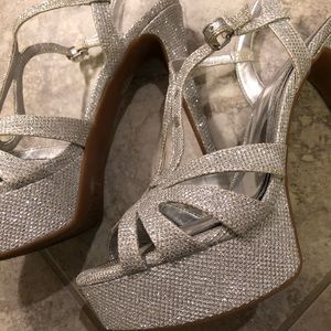 Gianni Bini Silver Heels